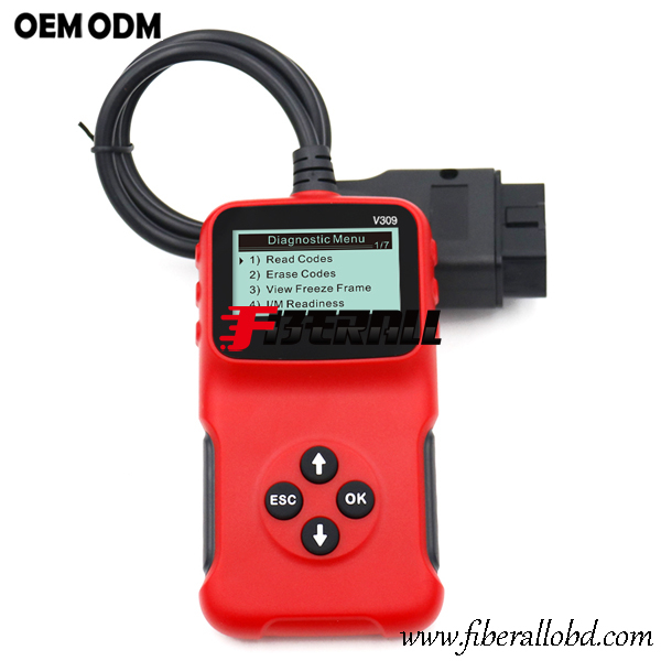 Strumento diagnostico EOBD OBD2 portatile professionale per auto