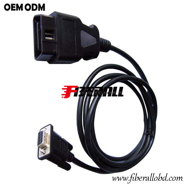 Cavo di conversione diagnostica per auto OBD da DB9P a J1962