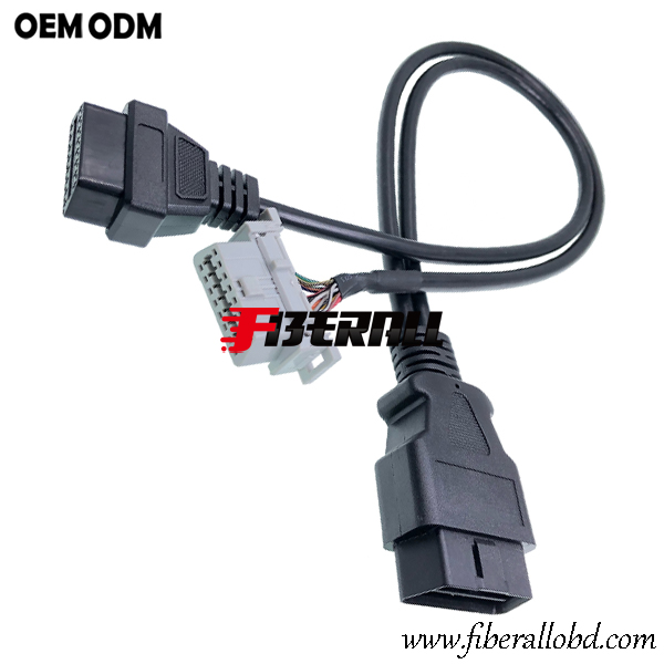 Cavo di conversione splitter OBD2 maschio a OBD-II femmina