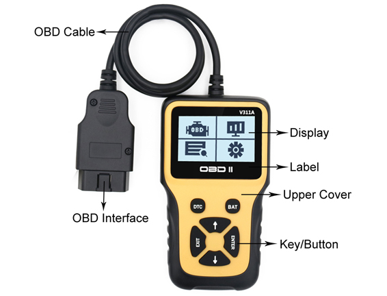 Dimostrazione ODM per strumento diagnostico OBD automatico portatile