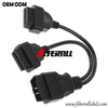 Cavo splitter OBD per veicoli con connettore OBD-II J1962