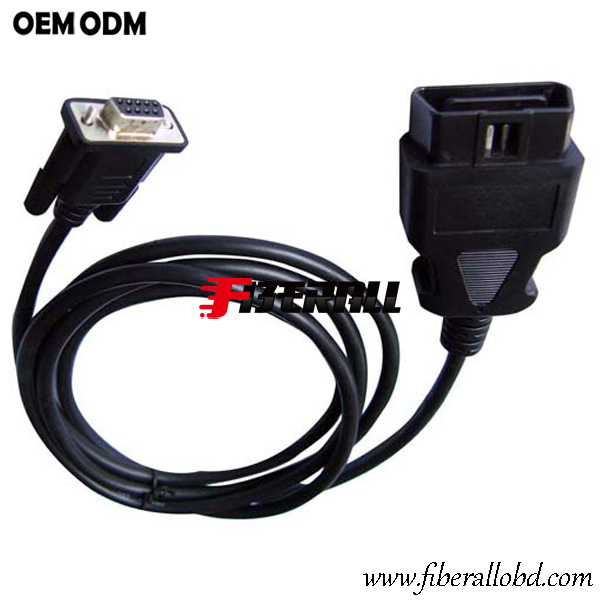 Cavo di conversione diagnostica per auto OBD da DB9P a J1962