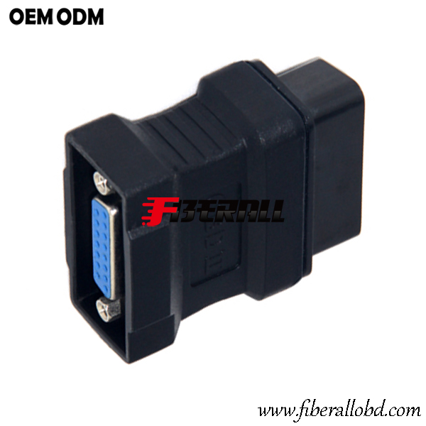 DB15 assemblato all'adattatore diagnostico automatico OBD OBD2