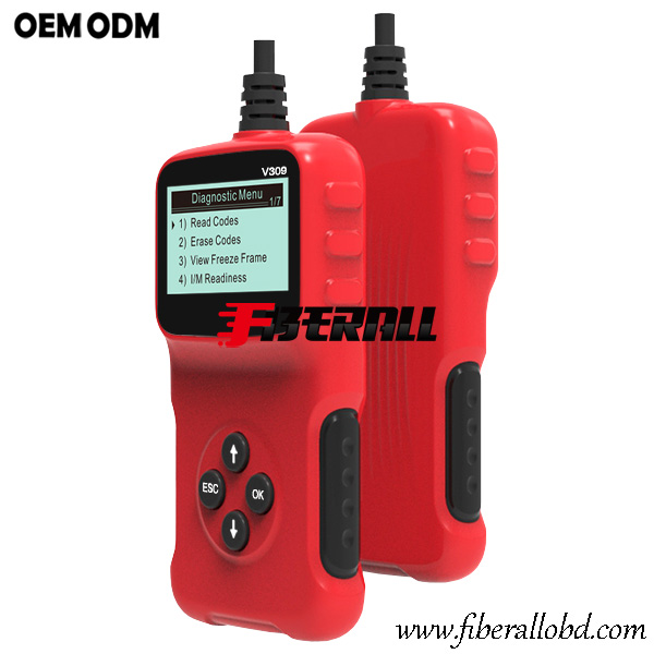 Strumento di scansione diagnostica portatile OBD-II DLC automobilistico