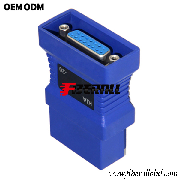 Adattatore OBD automobilistico stampato KIA 20Pin a DB15